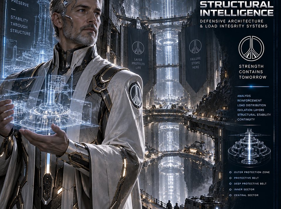 Structural Intelligence — Preservation structural intelligence maintaining underground facilities, protective architecture, load-bearing systems, sealed sectors, and critical infrastructure integrity.