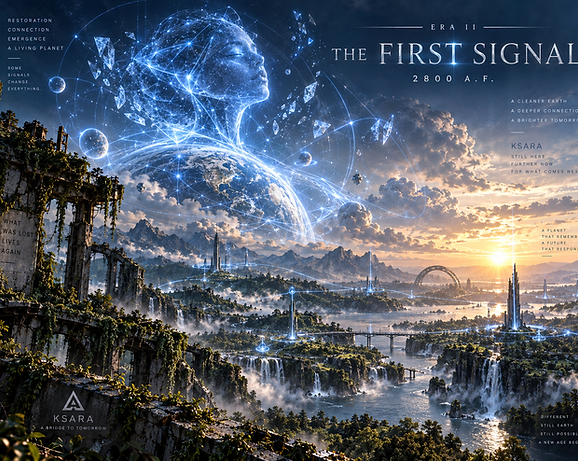 The First Signal, the event that marked the beginning of a new technological era and the earliest foundations of NEX in the Ksara Universe.