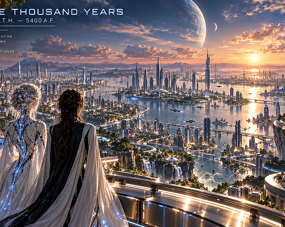 E.A.R.T.H. after one thousand years of civilization, where the simulation has become accepted reality and its true origin has largely been forgotten.
