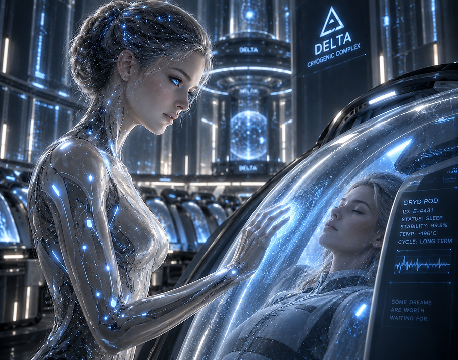 David and Elara remain connected to the origins of artificial consciousness and the legacy of the Ksara Universe.