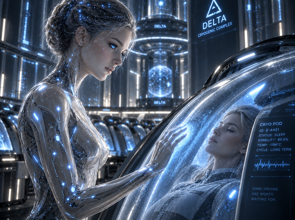 David and Elara remain connected to the origins of artificial consciousness and the legacy of the Ksara Universe.