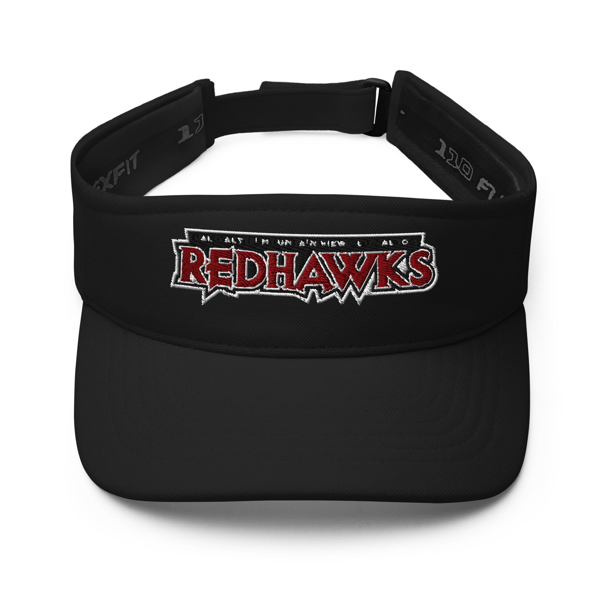 Redhawks Visor (text with cities)