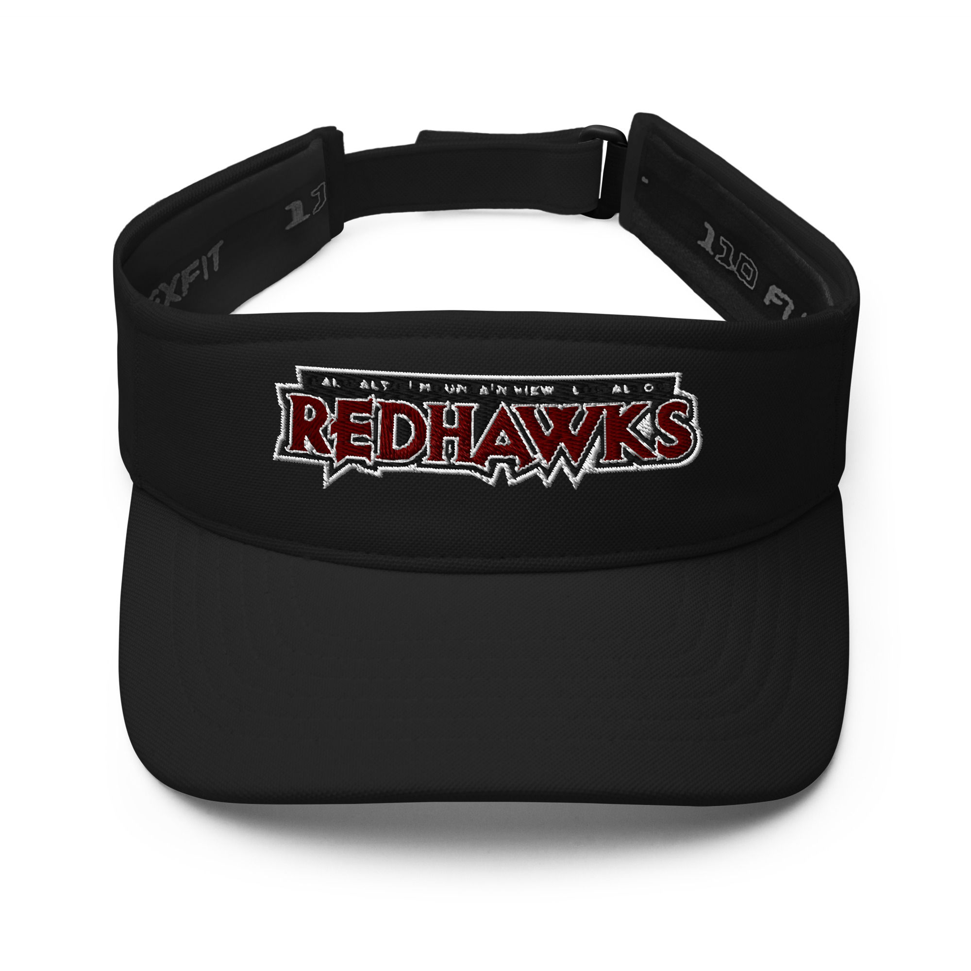 Redhawks Visor - Text (with cities)