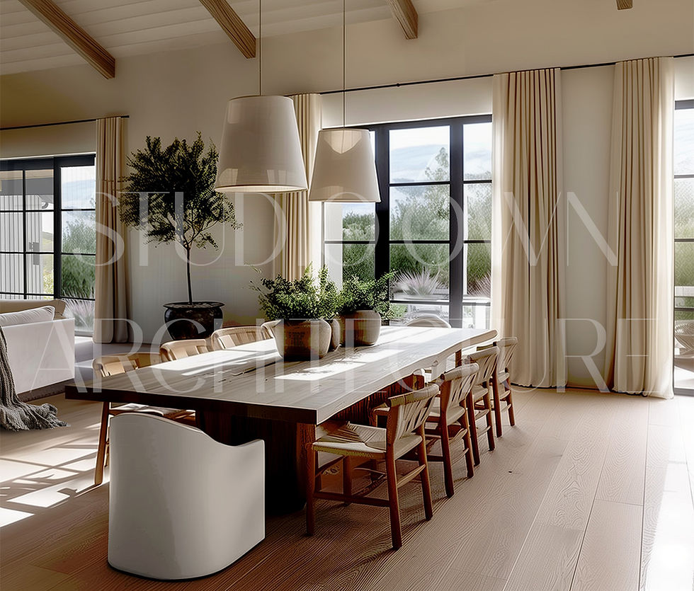 Thumbnail: Dining room farm house