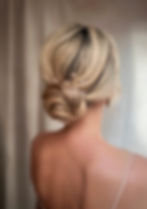 Ridge bridal twisted bun