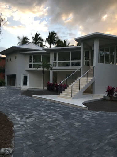 Custom waterfront home in Key Largo, completed 2016-2018