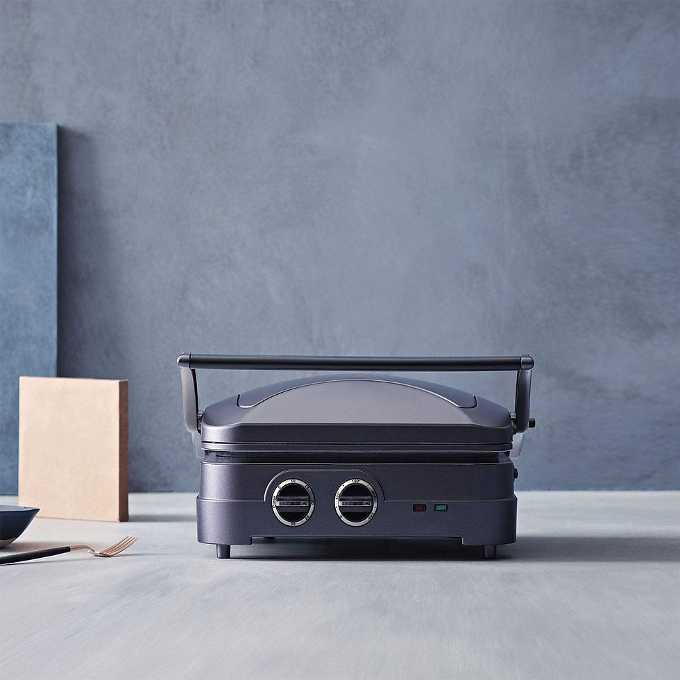 Cuisinart GR47BU Griddle & Grill, Midnight Grey