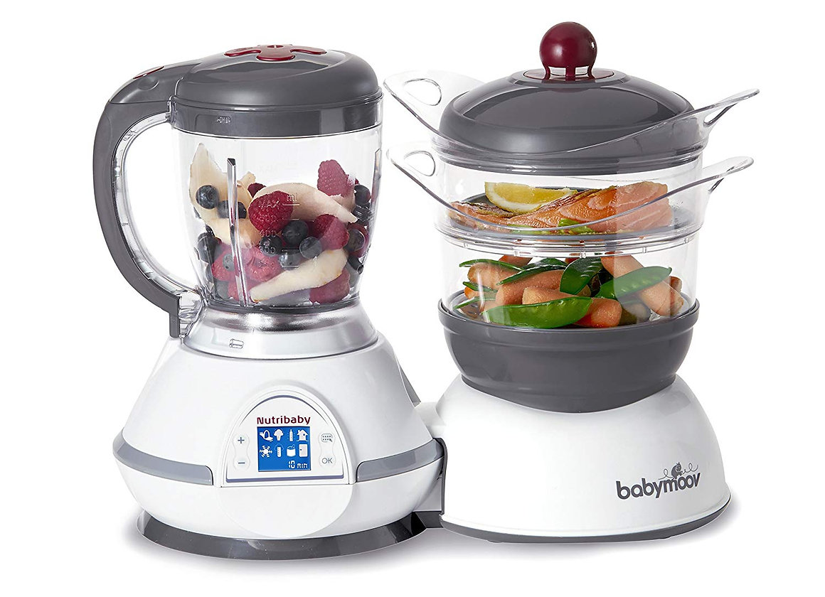 BABYMOOV Nutribaby Baby Food Processor, Steamer, Blender and Steriliser