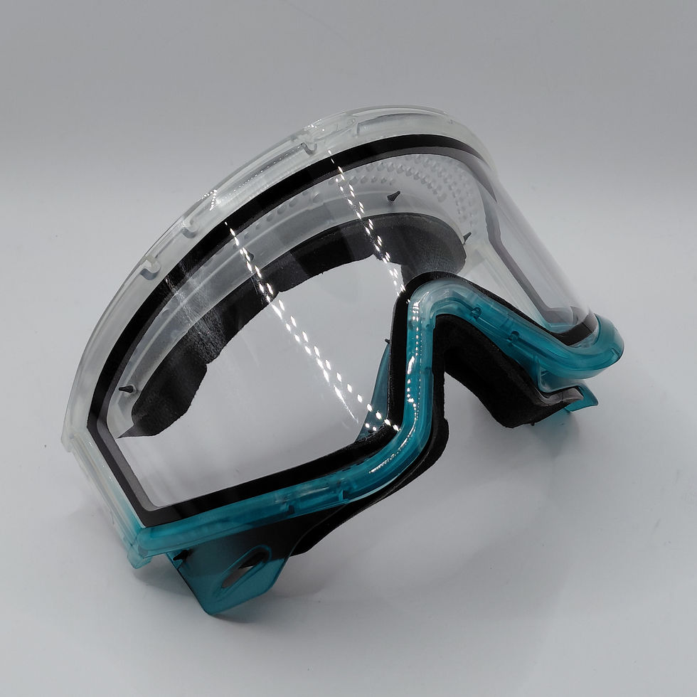 Thumbnail: Dyed JT Thin Frame, Clear to Teal 