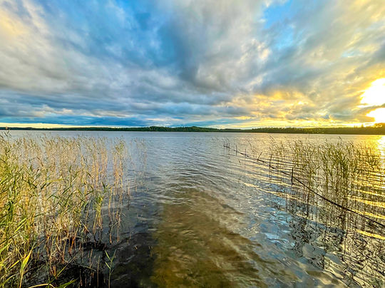 Nordic landscapes and seasons (Finnish Lake)