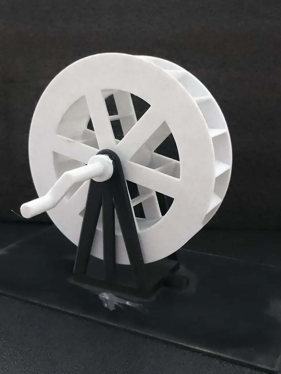 Küçük resim: 3D PETG Akvaryum Mekanik Su Çarkı Dekoru