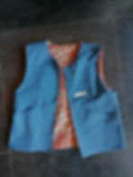 Miniature :  P'tit gilet reversible
