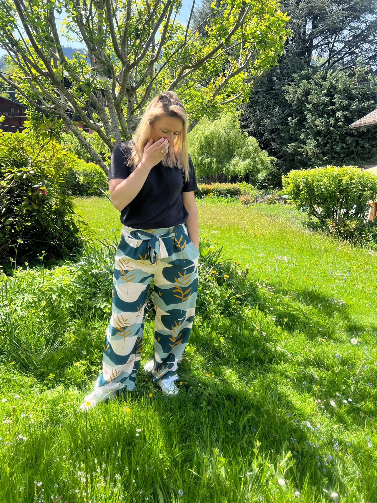 Pantalon palazzo femme 