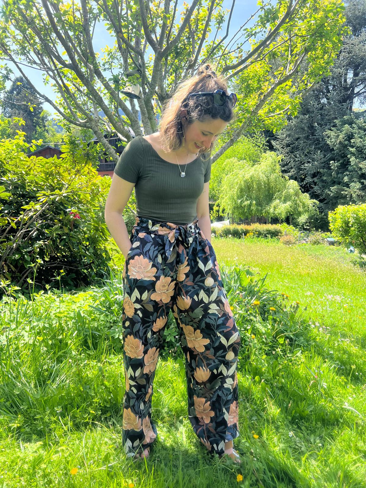 Pantalon palazzo femme