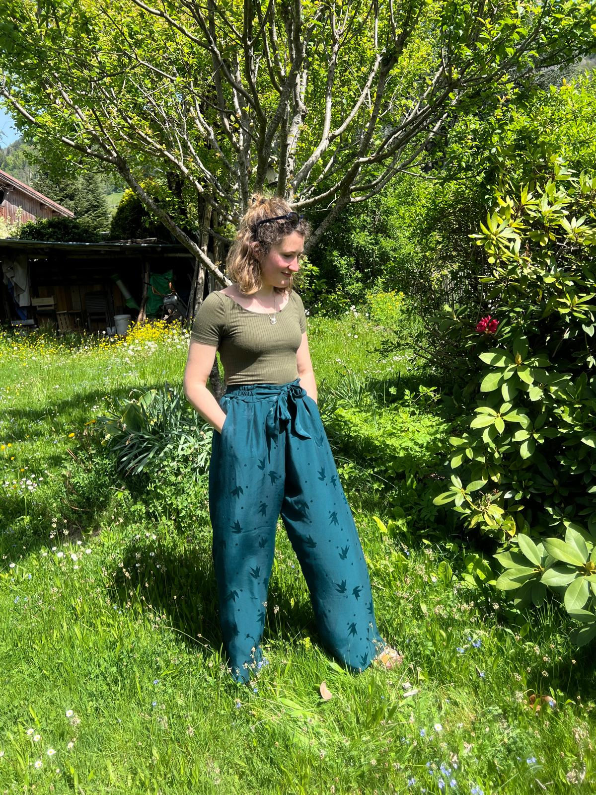 Pantalon palazzo femme 