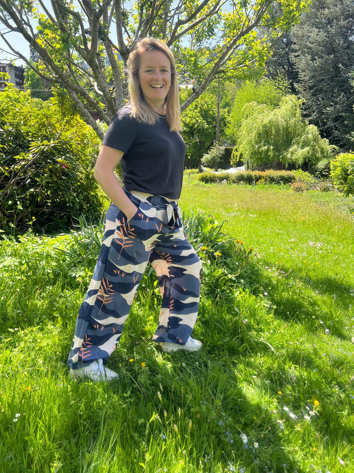 Pantalon palazzo femme