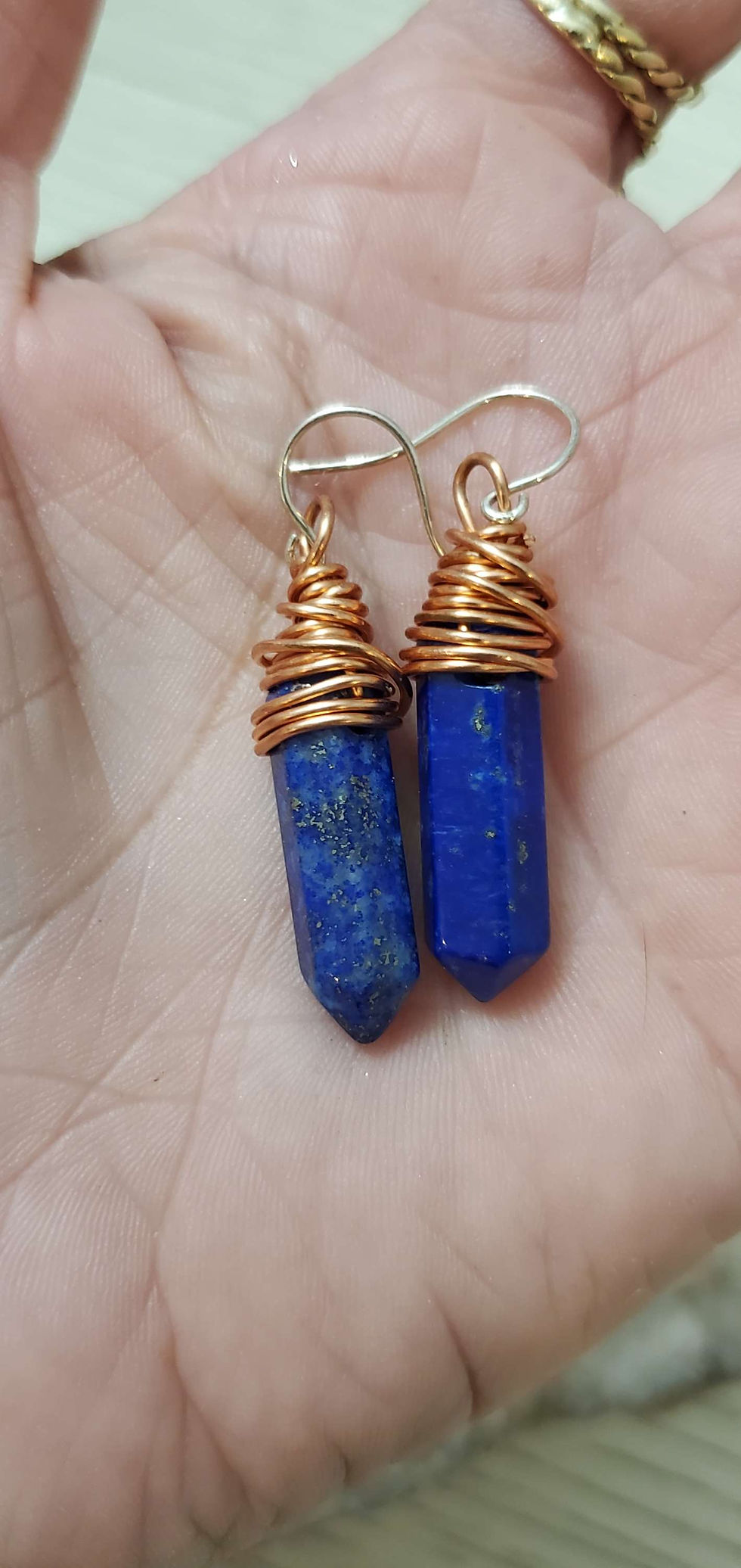 Thumbnail: Copper Dangle Lapis