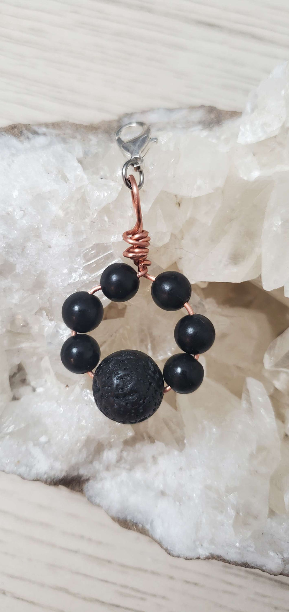 Thumbnail: Lava Diffuser Copper Shungite Bath Or Pet Collar Trinket