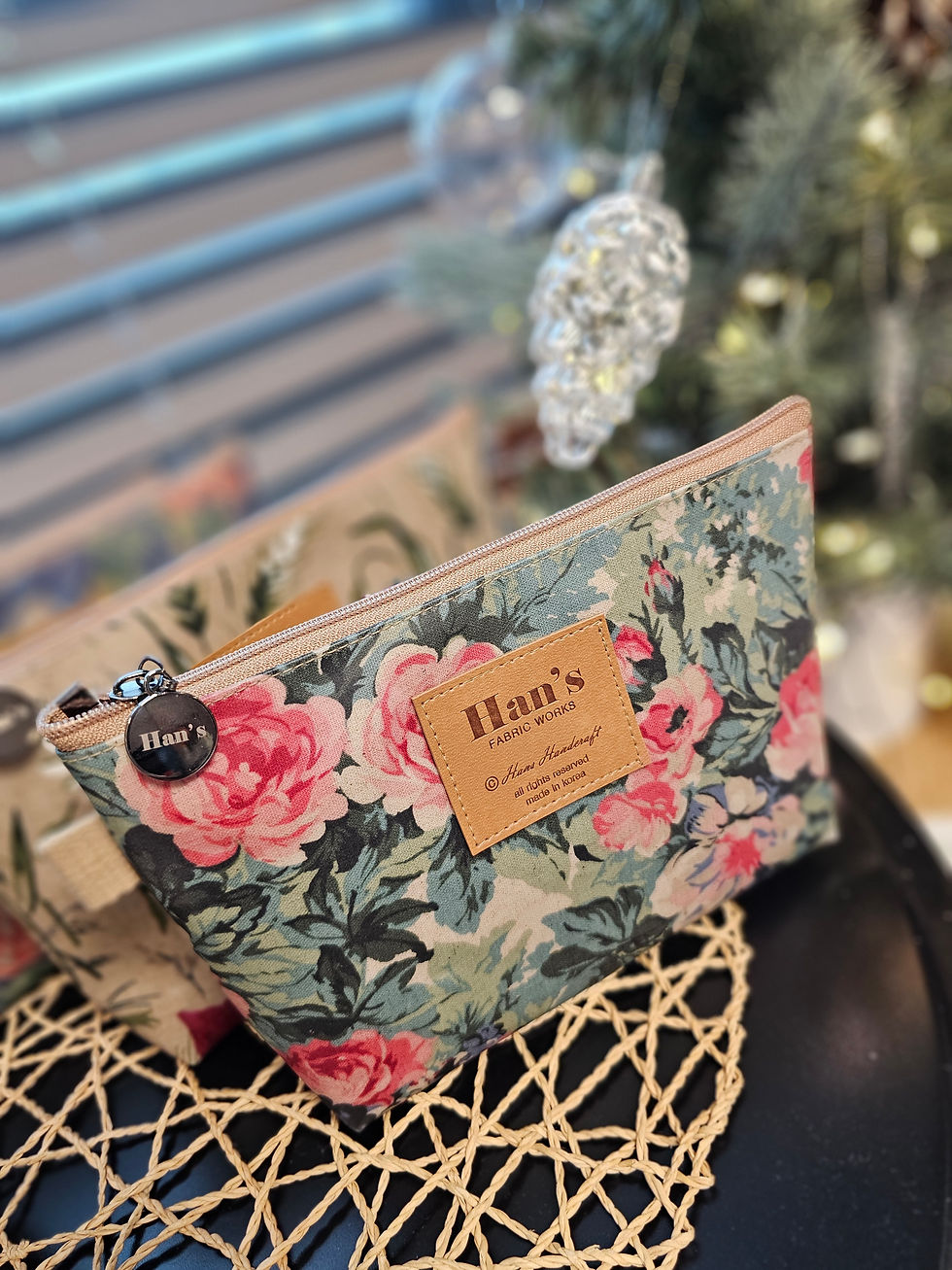 サムネイル： Rose | Coated Cotton Pouch