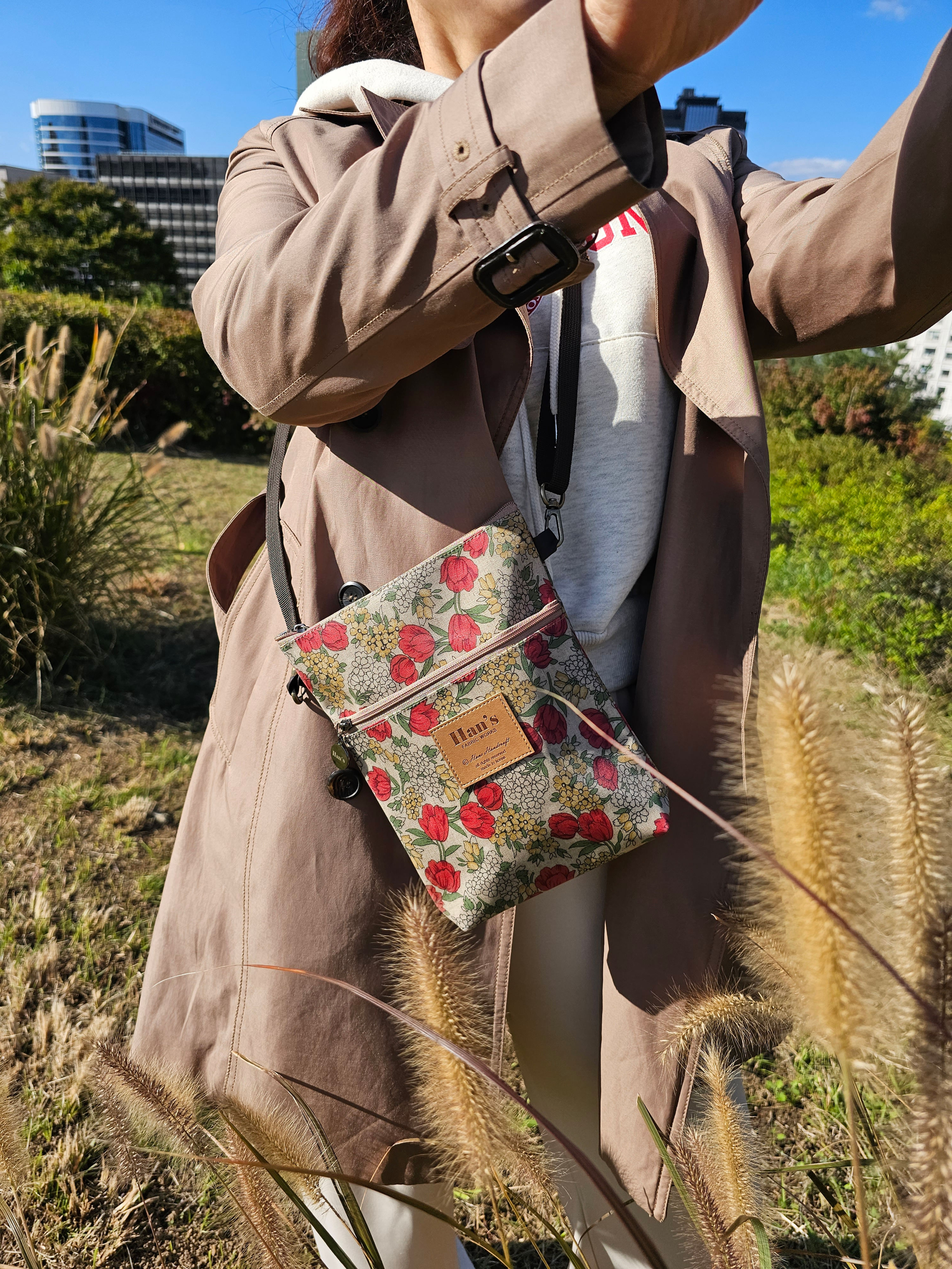 Cross Body Bag | Red Tulip