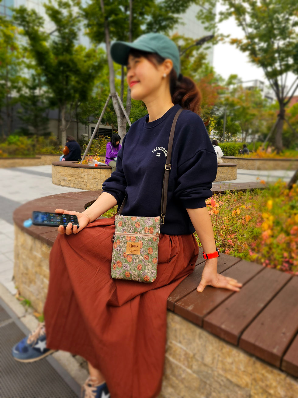 Thumbnail: Cross Body Bag | Orange Tulip