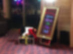 magic selfie mirror with props ready to