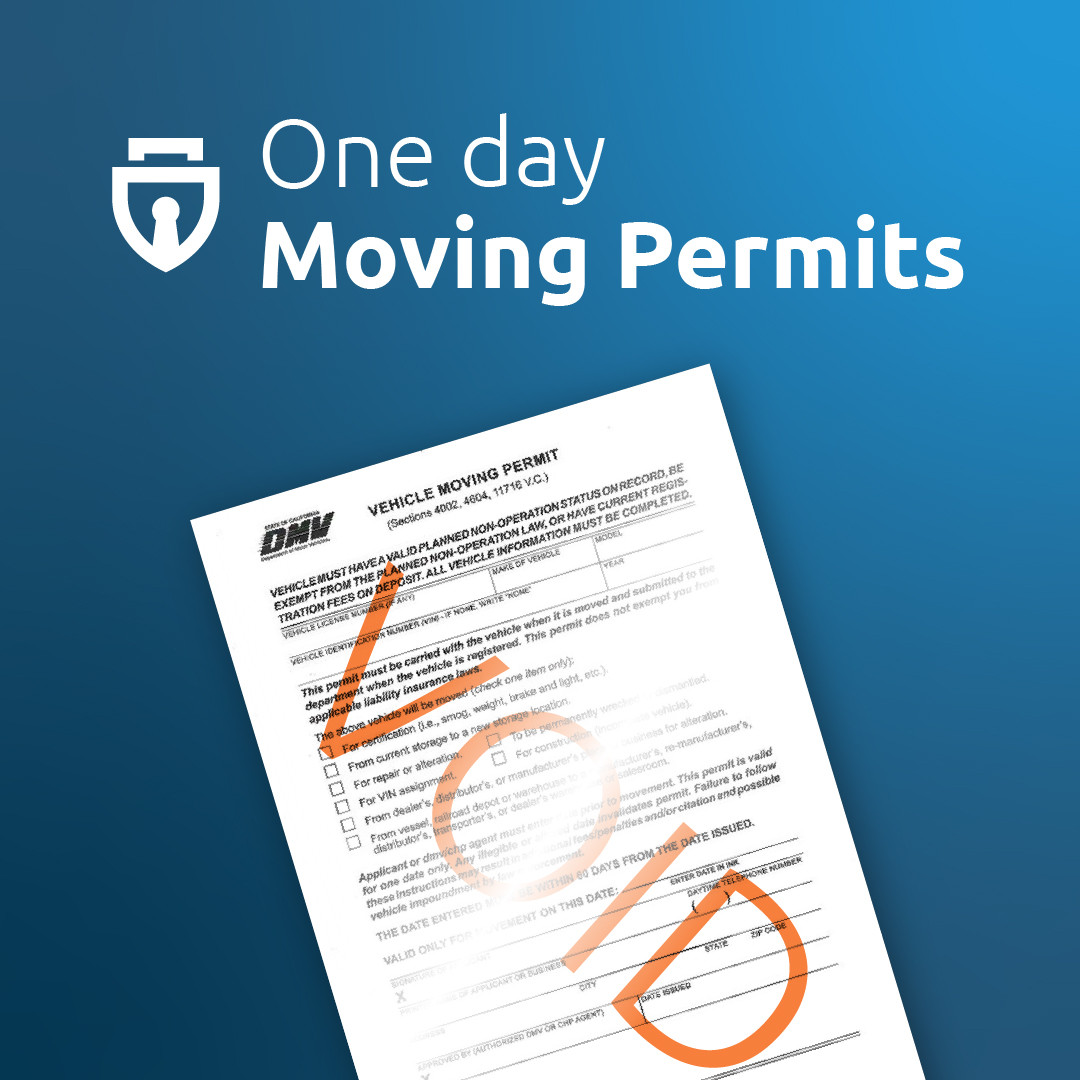 One day Moving Permits