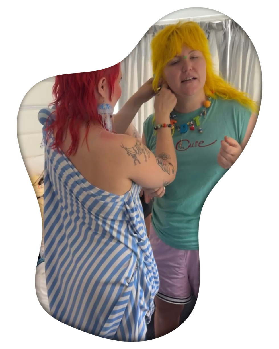 Image of Styled by GG styling Caroline Kingsbury before Lollapalooza 2025_