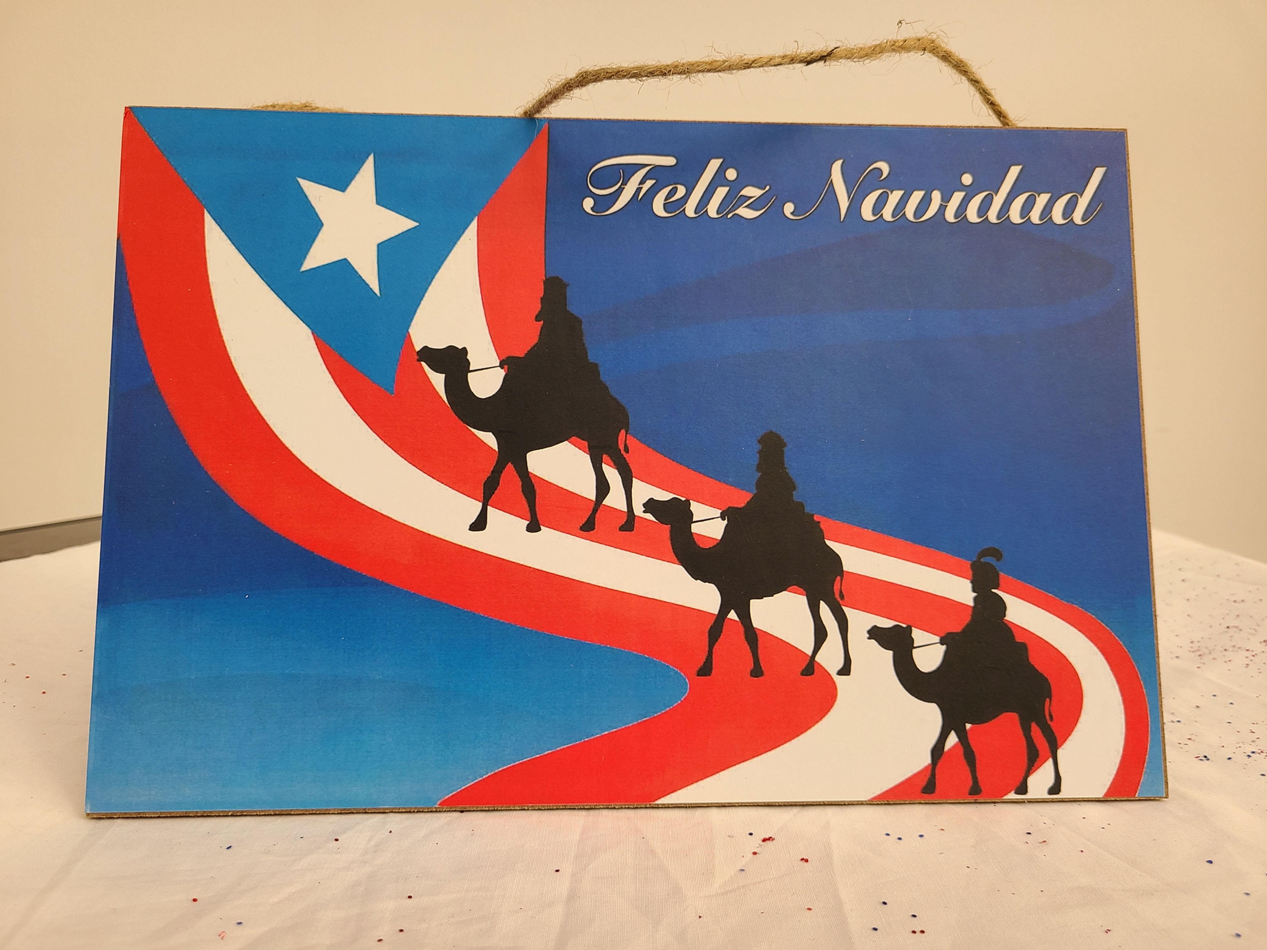 Reyes Magos Para Pared Bandera
