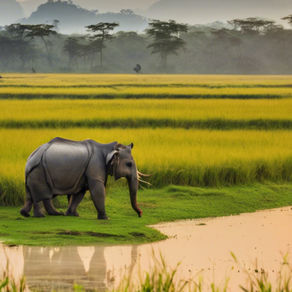 KAZIRANGA NATIONAL PARK- JEWEL OF ASSAM.