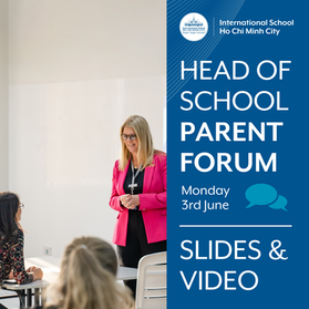 Head of School Parent Forum 3rd June - Slides & Recording