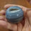 Thumbnail: Brazillian blue agate druzy sphere 