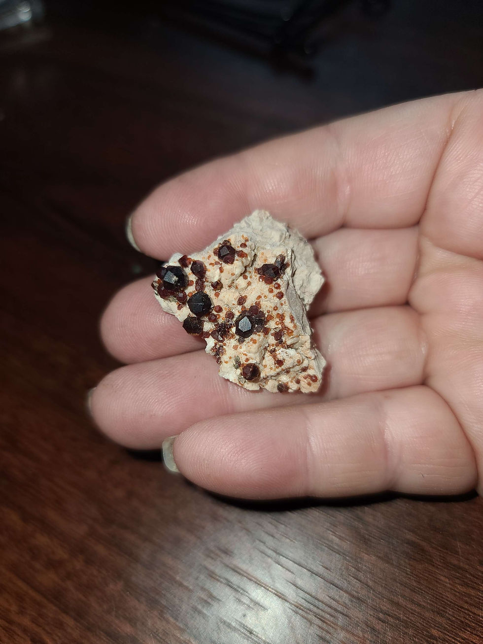 Thumbnail: Vanadinite raw crystal specimen 