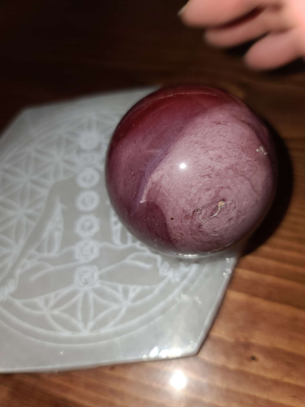Thumbnail: Large mookite crystal sphere 