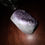 Thumbnail: Beautiful crystal amethyst druzy freeform raw specimen on concrete base 