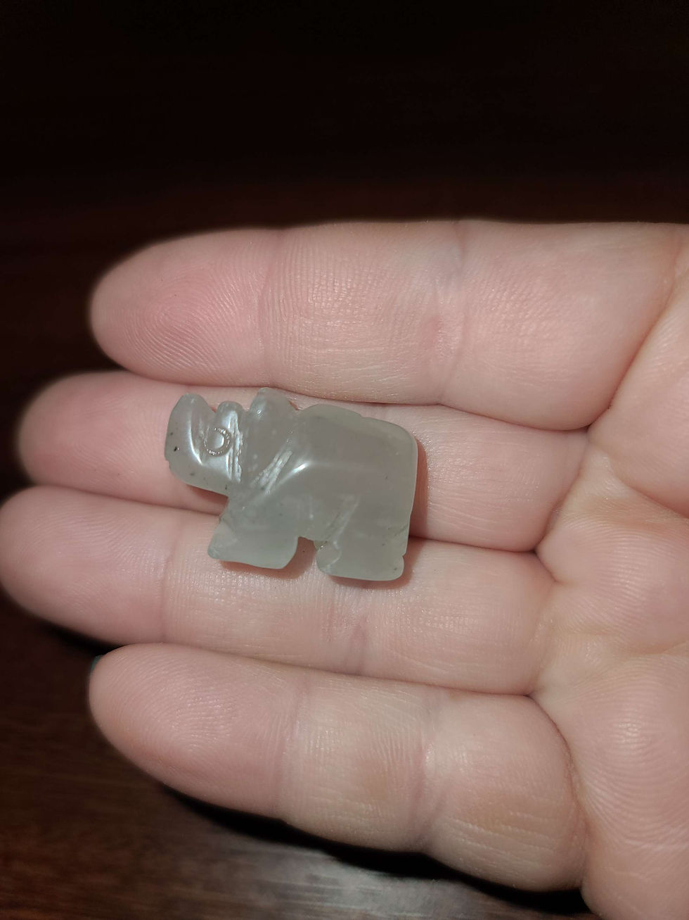 Thumbnail: Agate rhino rhinoceros crystal animal carving 