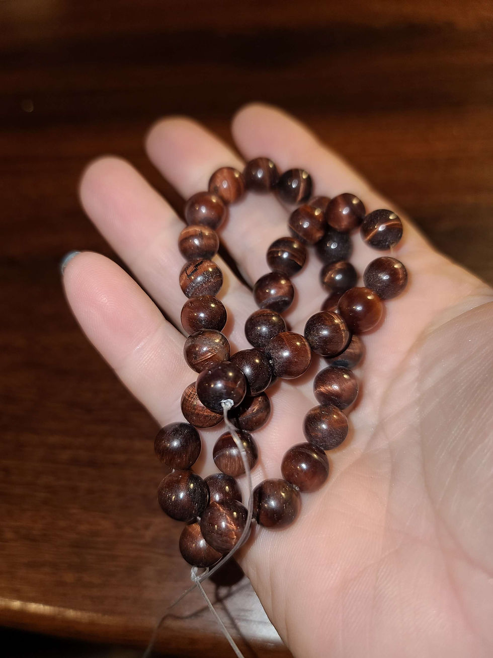 Thumbnail: Red tigers eye beads DIY 