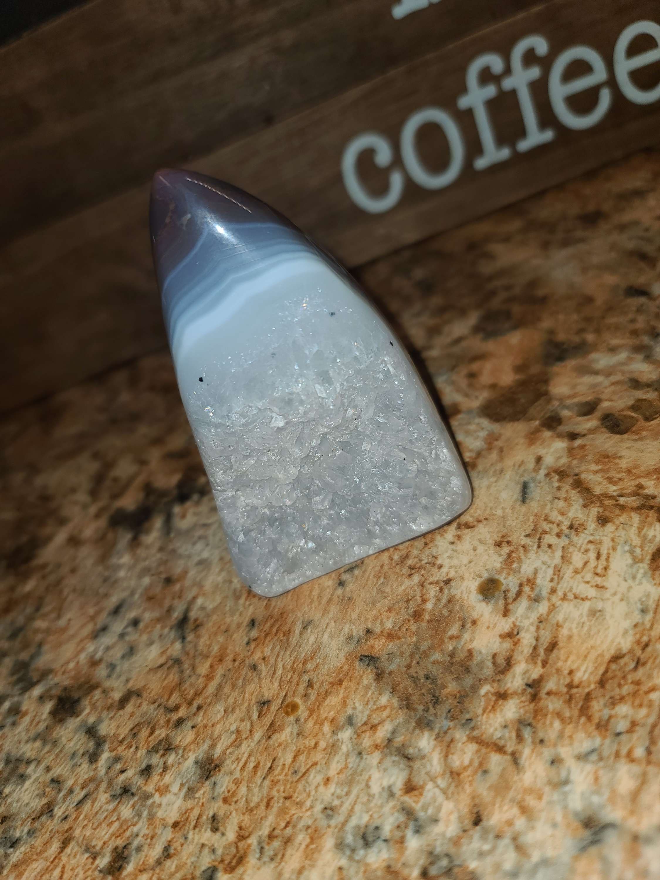 Very Druzy Agate Crystal Freeform