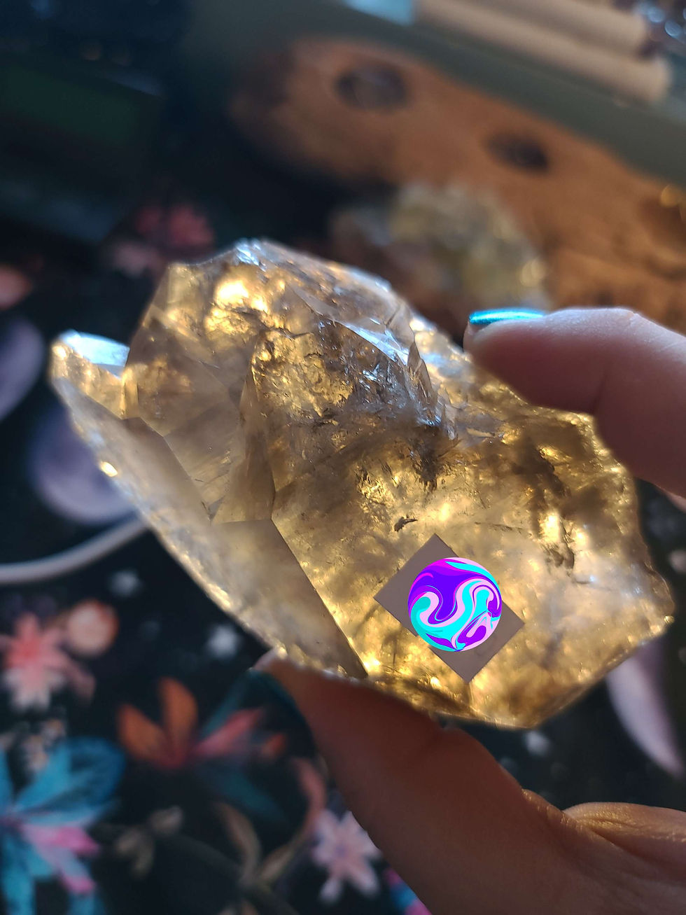 Thumbnail: Large super 7 amethyst crystal raw specimen