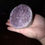 Thumbnail: Beautiful crystal amethyst druzy freeform raw specimen on concrete base 