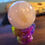 Thumbnail: Pink rose quartz crystal sphere 