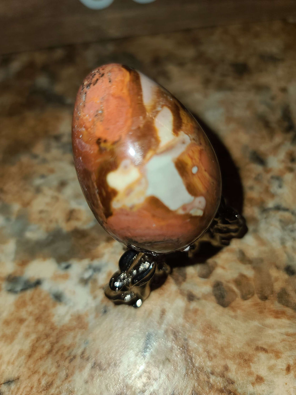 Thumbnail: Polychrome jasper dragon egg 