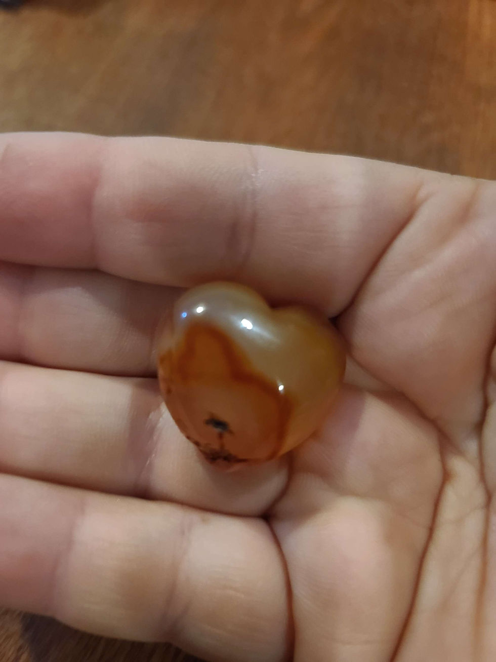Thumbnail: Carnelian red agate heart assorted (1)