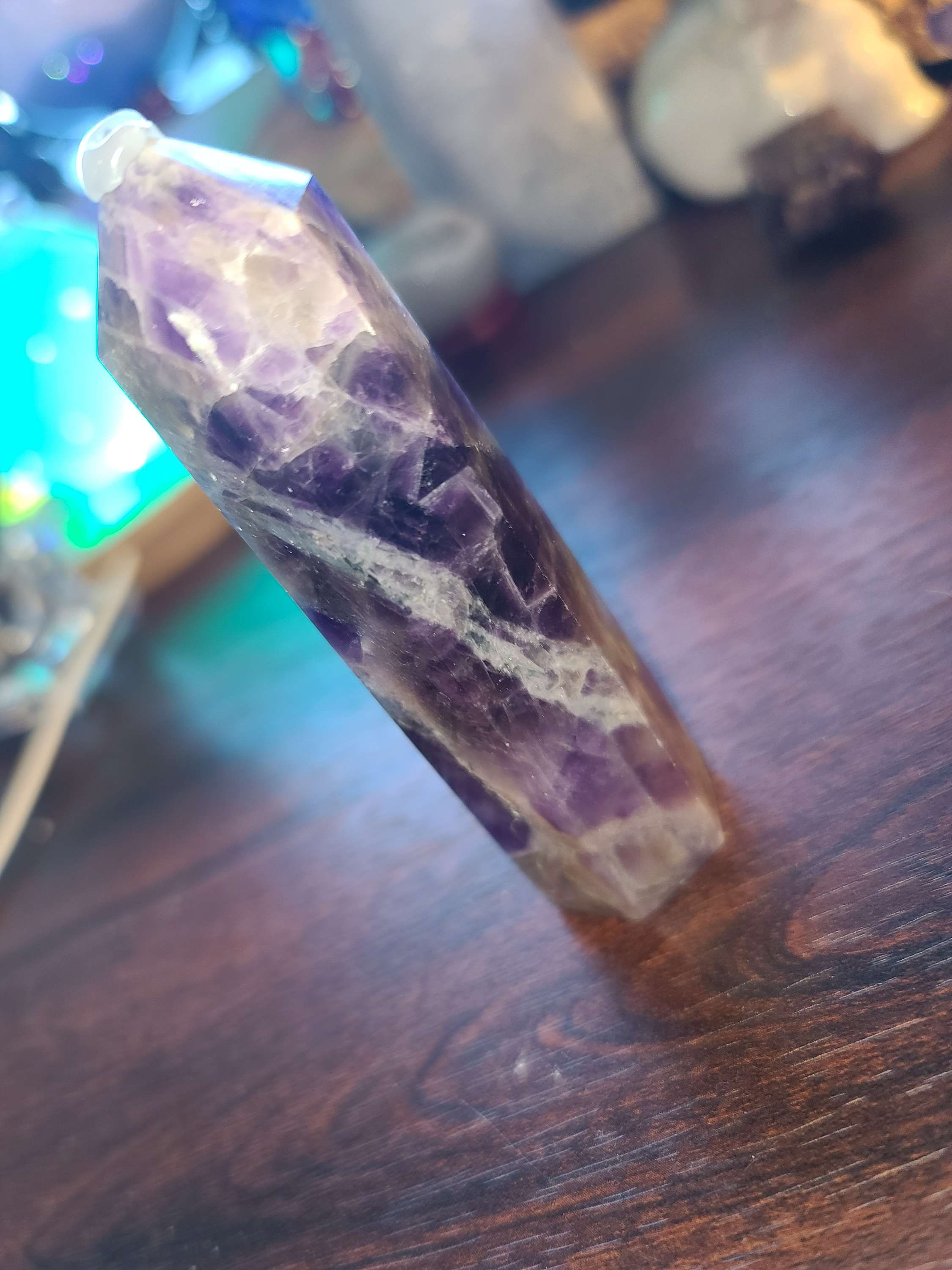 Amethyst crystal tower 
