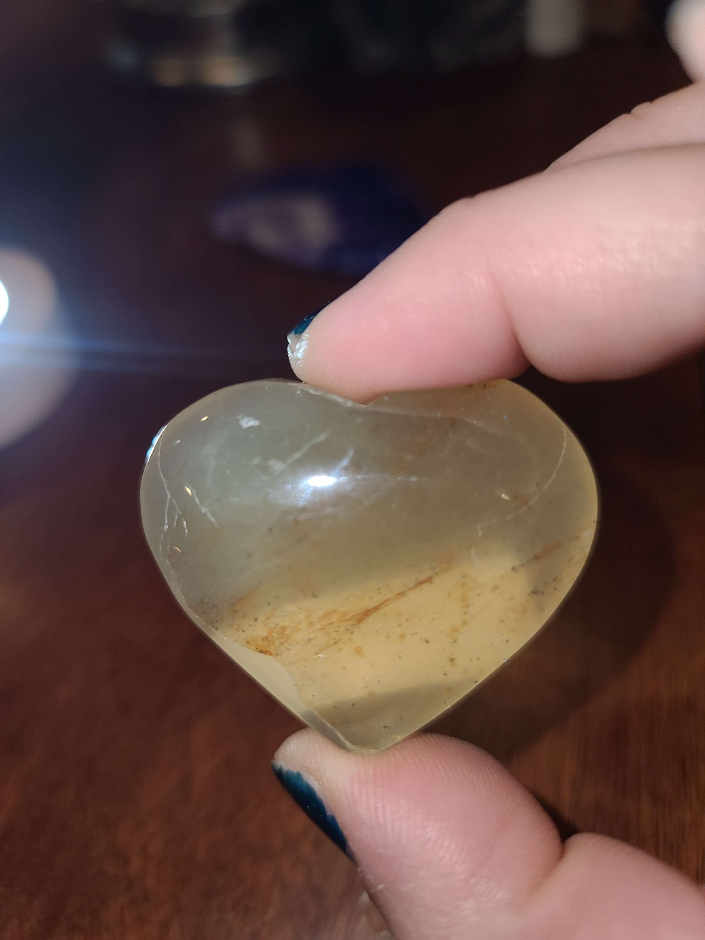Garden Quartz crystal heart