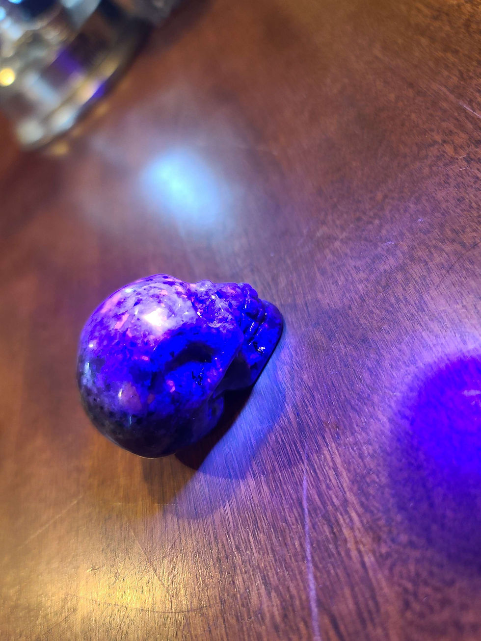 Thumbnail: Yooperlite crystal skull halloween Samhain 