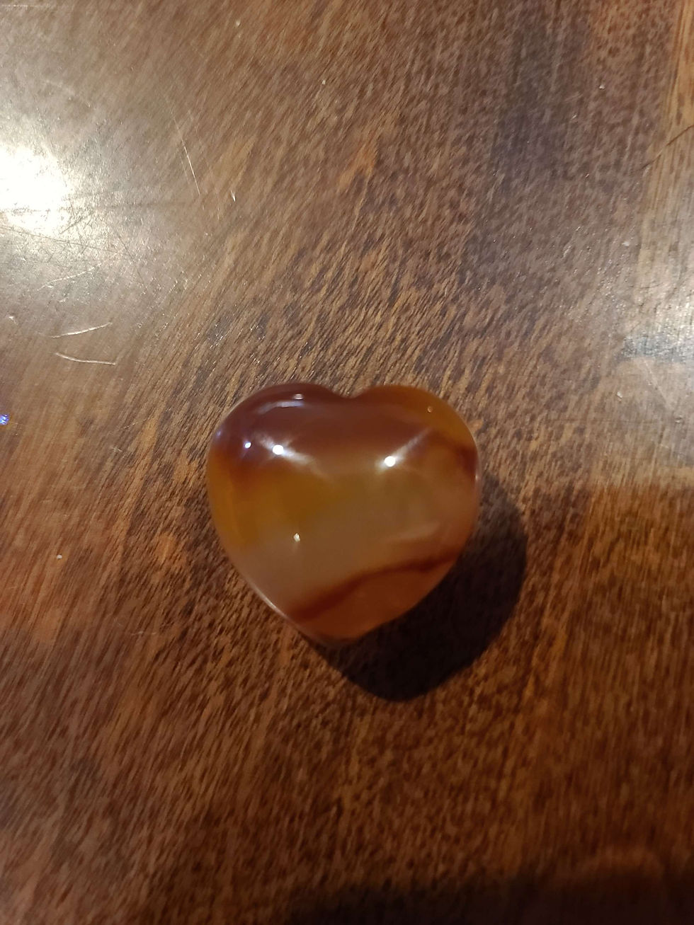 Thumbnail: Carnelian red agate heart assorted (1)