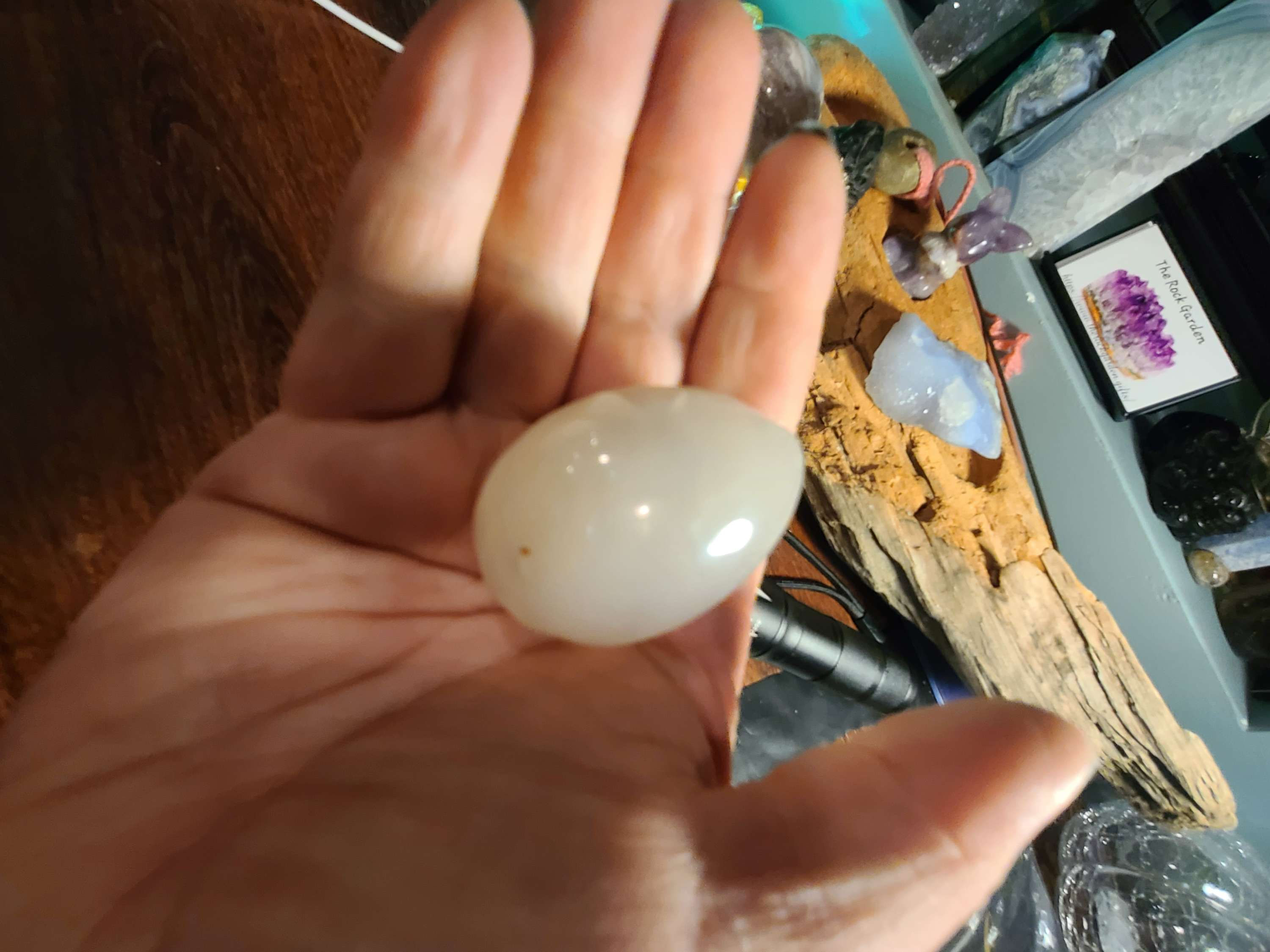 Druzy agate crystal dragon egg 