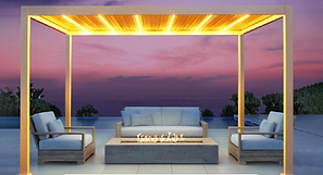 Motorized Louvered Pergola supplier. Worldwide delivery for manufacturers and dealers.