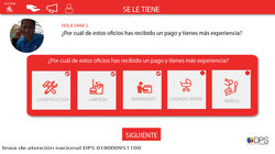 Elegir el servicio a ofrecer